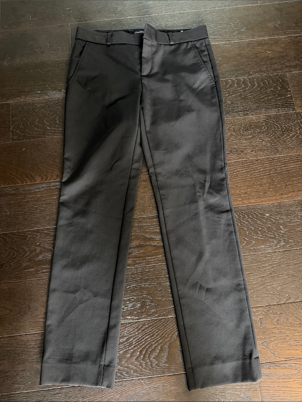 Banana Republic Black Ryan Straight-Leg Dress Pants sz 4